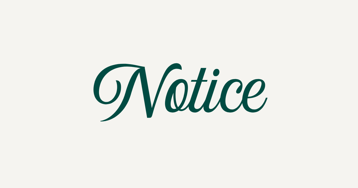 Notice Fb 2
